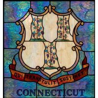 Connecticut State Seal with Grapevines
