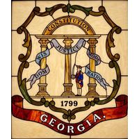 Georgia State Seal Historic Emblem