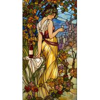 Maiden in the Vineyard with Wine