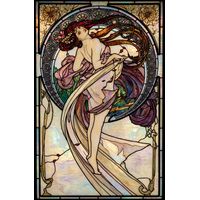 Ethereal Muse in Art Nouveau Style