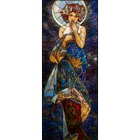 Celestial Maiden with Floral Crown