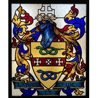 Heraldic Coat of Arms with Latin Motto