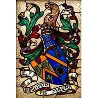 Heraldic Achievement with Eagle and Motto