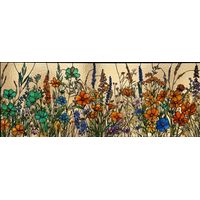 Wildflower Meadow in Golden Light