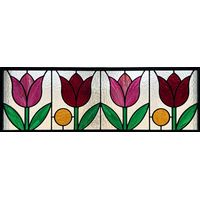 Tulip Quartet in Crimson and Pink