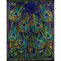 Peacock Feather Art Nouveau