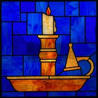Lit Candle with Snuffer