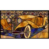 Vintage Automobile Decorative Insert