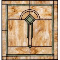 Geometric Amber and Sage Arts and Crafts
