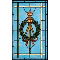 Torch and Laurel Wreath