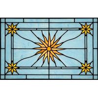 Radiant Sun with Celestial Stars