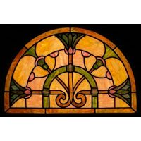 Art Nouveau Floral Fan