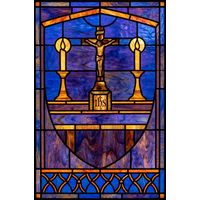 Crucifix and Sacred Monogram