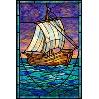 Sailing Ship on Turbulent Waters