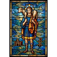 The Good Shepherd with Lamb