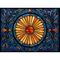 Golden Daisy Medallion