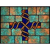 Cross Entwined with Rope