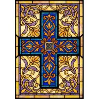 Ornate Cross with Acanthus Scrolls