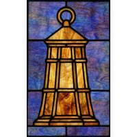 Glowing Golden Lantern
