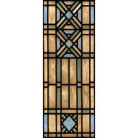 Geometric Prairie Design in Amber, Sage, and Sky