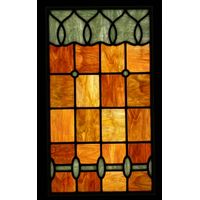 Amber Grid with Sage Accents