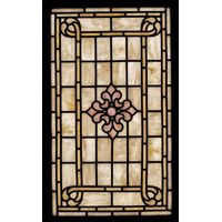 Acanthus Motif in Cream and Amber