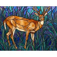 Majestic Stag in Verdant Grass