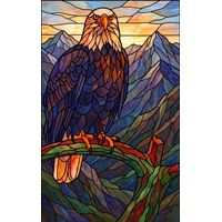 Majestic Bald Eagle at Sunset