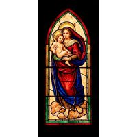 Madonna and Child on Clouds