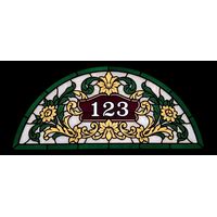 Floral Arch House Number
