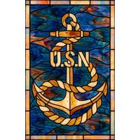 U.S. Navy Anchor and Rope