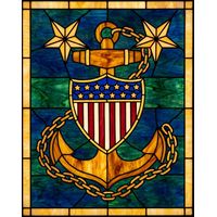 Anchor and Shield Emblem