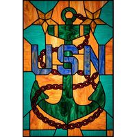 U.S. Navy Anchor and Chain