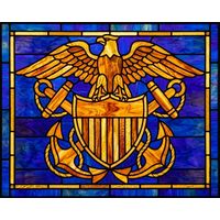 US Navy Emblem with Eagle and Anchors