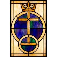 Crown and Cross Symbol