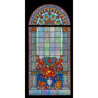Floral Urn under Arched Medallion