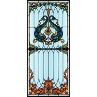 Dolphin Heraldry and Acanthus Scroll