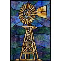 Rustic Windmill at Twilight