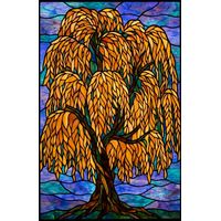 Autumn Willow in Golden Light