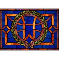 Laurel Wreath with Central Monogram