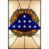 U.S. Marines Veteran Memorial Flag