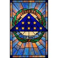 U.S. Navy Veteran Folded Flag Tribute
