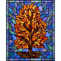 Autumn Tree in Radiant Gold