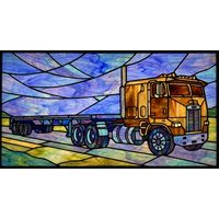 Semi-Truck on the Open Road