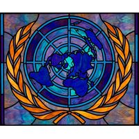 World Globe and Laurel Emblems