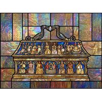 Ancient Reliquary with Sacred Figures