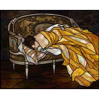 Woman Resting on a Settee