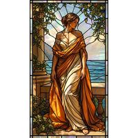 Maiden on the Balcony at Twilight