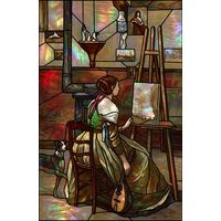 Artist in Her Studio