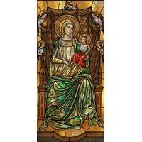Madonna and Child Enthroned with Angels